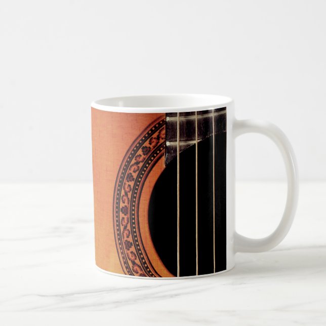 Caneca De Café Violão acústico (Direita)