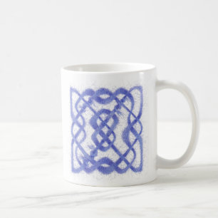 Caneca De Café VIOLET CELTIC KNOT White Mug