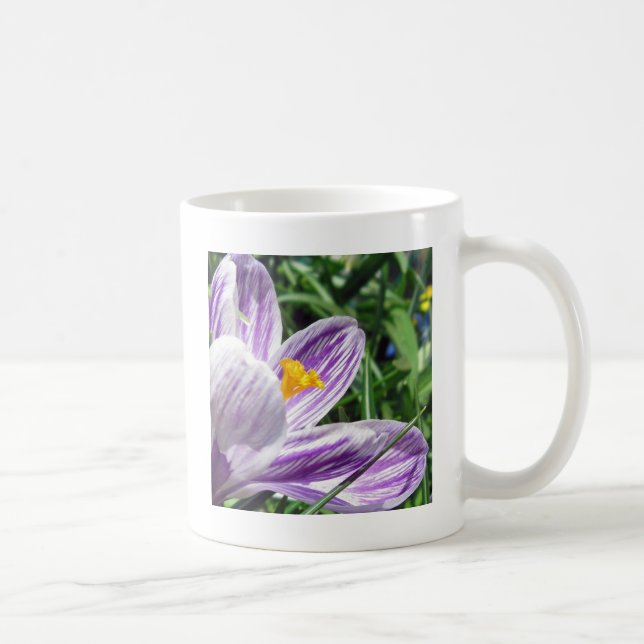 Caneca De Café Violet primavera crocus (Direita)