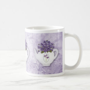 Caneca De Café Violet Teapot Mug
