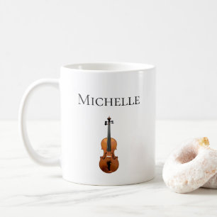 Caneca De Café Violin Classic Music Fiddle