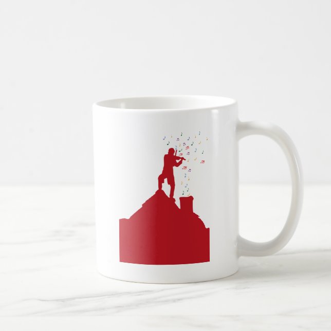 Caneca De Café Violinista (Direita)