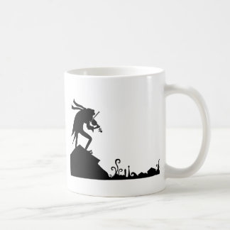 Caneca De Café Violinista do sapo no telhado