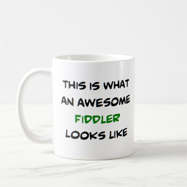 Caneca De Café violinista, incrível (Esquerda)