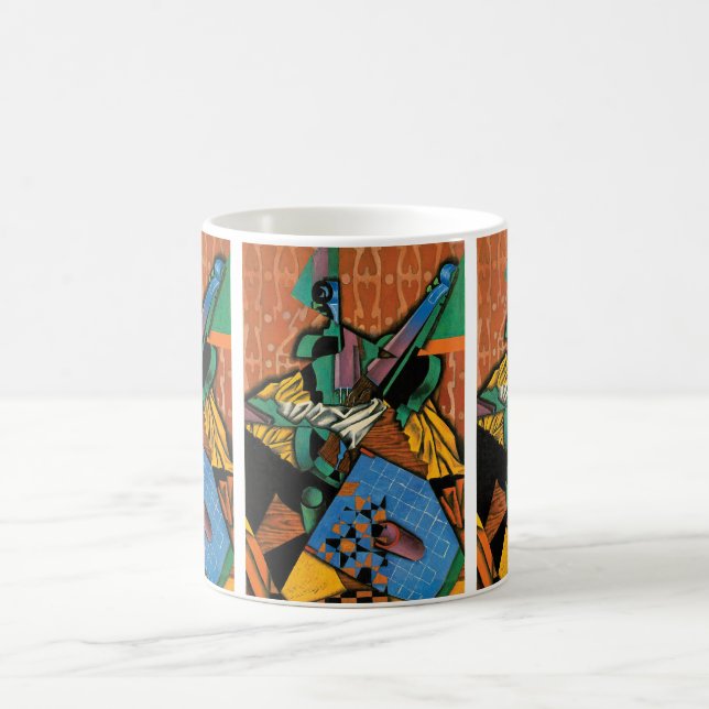 Caneca De Café Violino e verificador por Juan Gris (Centro)