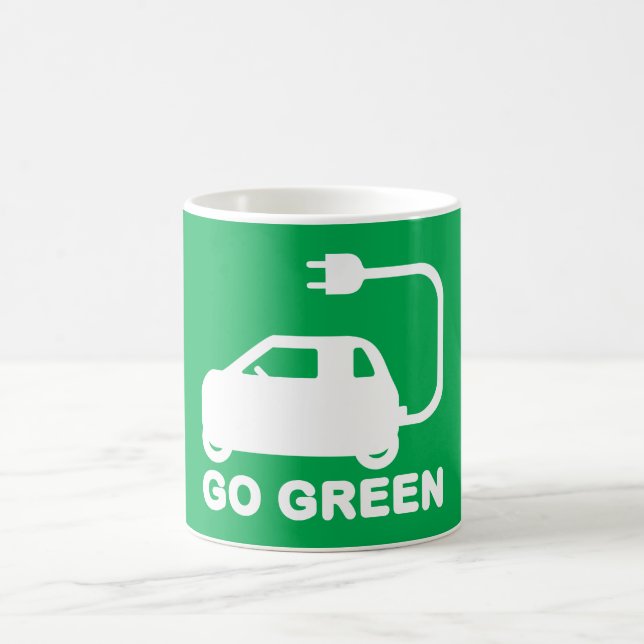 Caneca De Café Vire Verde ~ Dirija Carros Elétricos (Centro)
