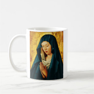 Caneca De Café Virgem em oração de Riga