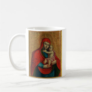 Caneca De Café Virgem Maria e Jesus Criança por Jan Rombauer