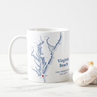 Caneca De Café Virginia Beach Gift