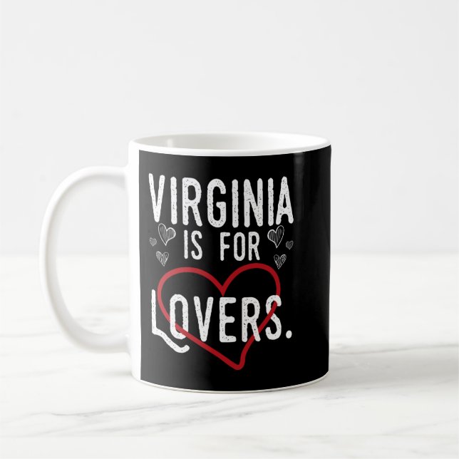 Caneca De Café Virginia Lovers Legal Virginia é 4 Lovers Gift pri (Esquerda)