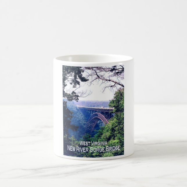 Caneca De Café Virgínia Ocidental - Eua - Mosaico - (Centro)