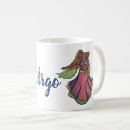 Caneca De Café Virgo Belly Dancer Art Bellydance Deusa