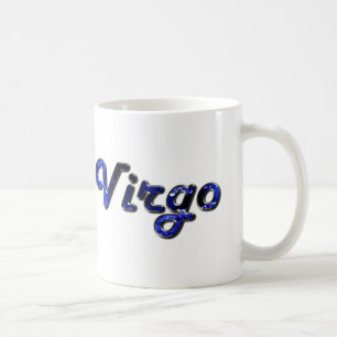 Caneca De Café Virgo em Sapphire Gemstone