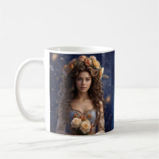 Caneca De Café Virgo Female Astrologic Coffee Mug