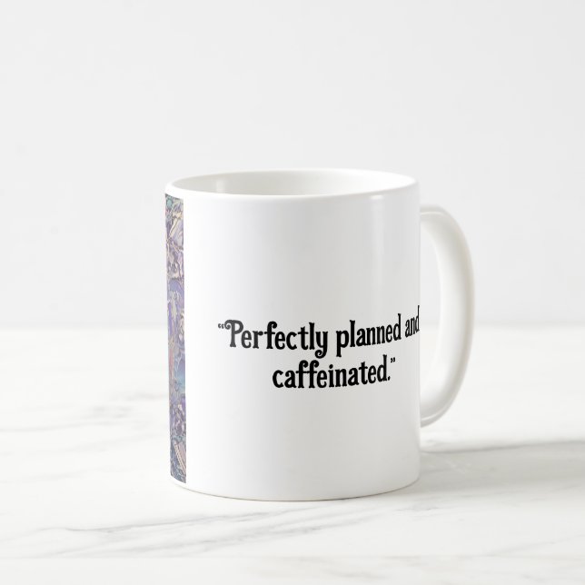 Caneca De Café Virgo Zodiac Mug Organizado (Frente Esquerda)