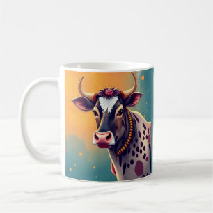 Caneca De Café Vírus Sacred Cow Diwali