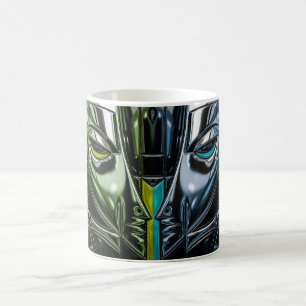 Caneca De Café Visagem Esmeralda Neon