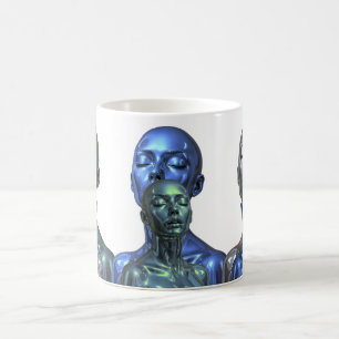 Caneca De Café Visão Android em Camadas