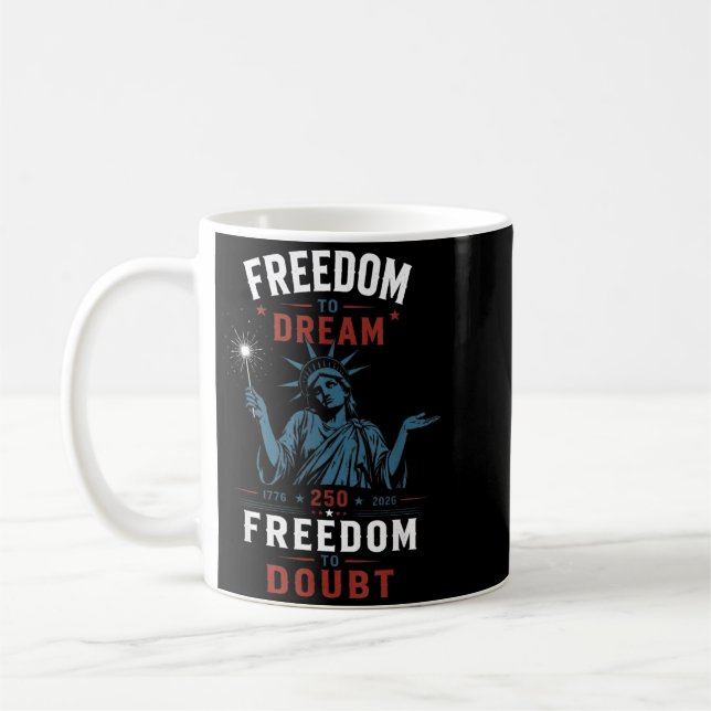 Caneca De Café Visão de Orgulho Patriótico (Esquerda)