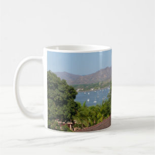 Caneca De Café Visão Panorâmica de Flamingo Beach, Costa Rica