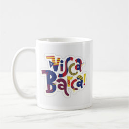 Caneca de Café Visca Barça Presente para Fãs do FC