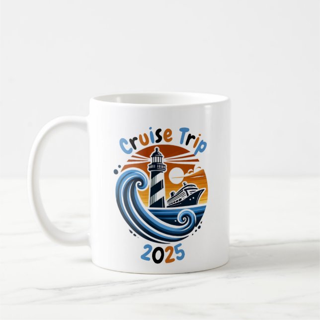 Caneca De Café Visiion Cruise Trip Merchandise (Esquerda)