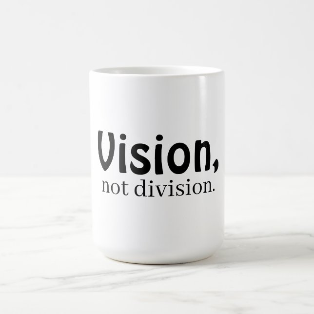 Caneca De Café Vision, not division white (Centro)