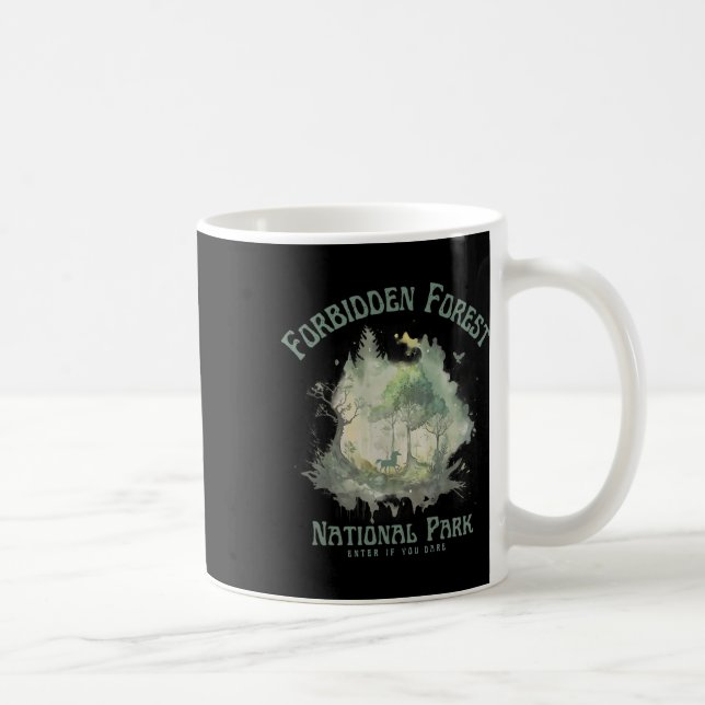 Caneca De Café Visite o Parque Nacional da Floresta Proibida Ca (Direita)