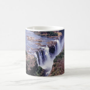 Caneca De Café Vista aérea da famosa Victoria Falls - Zimbabué