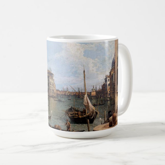 Caneca De Café Vista Canaletto do Grande Canal (Frente Esquerda)