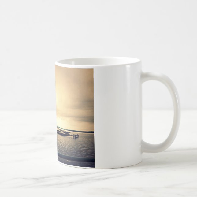 Caneca De Café Vista da balsa de Kingston (Direita)