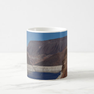 Caneca De Café Vista da barragem Hoover 2016