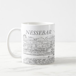 Caneca De Café Vista da Cidade Antiga de Nessebar