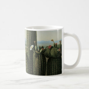 Caneca De Café Vista da Montanha Maricopa perto do Rio Gila por P