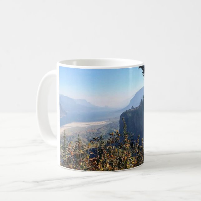 Caneca De Café Vista da Vista House (Frente Esquerda)
