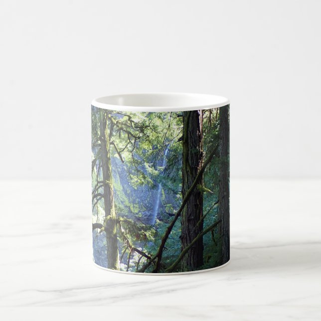 Caneca De Café Vista das Elowah Falls, Oregon (Centro)