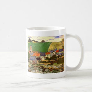 Caneca De Café Vista de Auvers Vincent van Gogh