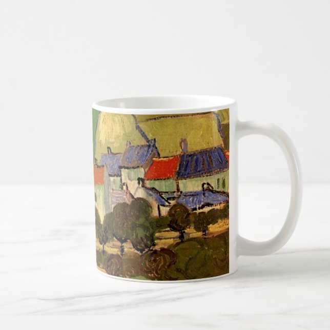 Caneca De Café Vista de Auvers Vincent van Gogh (Direita)