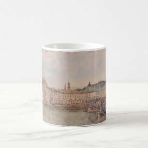 Caneca De Café Vista de Salzburgo (por Rudolf von Alt)