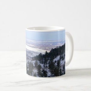 Caneca De Café Vista de Windy Saddle Park, Ouro, Colorado