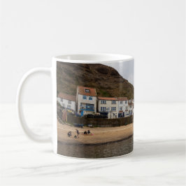 Caneca De Café Vista do Porto da Aldeia de Staithes