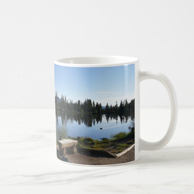 Caneca De Café Vista do Sprague Lake (Direita)