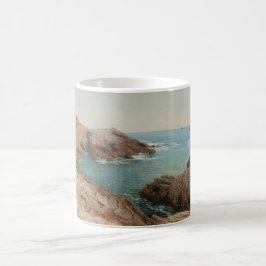 Caneca De Café Vista sobre o mar (Paisagem Costeira) (Marinha)