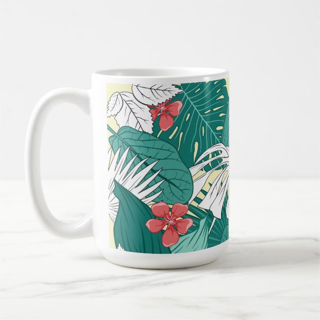 Caneca De Café Vista tropical (Esquerda)