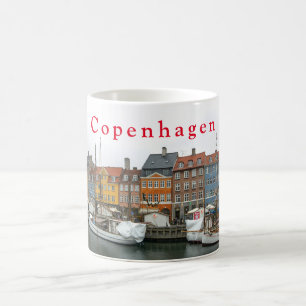 Caneca De Café Vistas de Copenhaga. Nyhavn. P. 4.