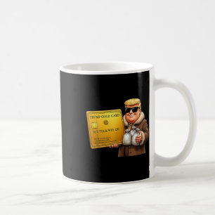 Caneca De Café Visto De Cartão De Ouro Trump, Comprar Seu Caminho