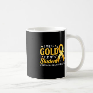 Caneca De Café Visto Dourado Para O Meu Professor De Fita Amarela