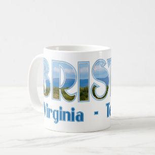 Caneca De Café Visualizações cênicas de Bristol Virginia Tennesse