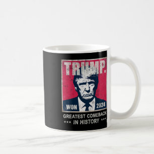 Caneca De Café Vitória Trump Nós Ganhamos Maior Comebyck Celebrar