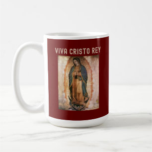 Caneca De Café Viva Cristo Rey Cristeros Católicos